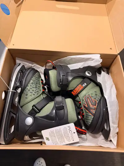 K2 Kids  Adjustable Ice Skates with Hockey blades, View more