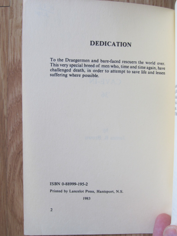 MOOSE RIVER DISASTER, Cave-In '36 by James B. Brown – 1983 in Non-fiction in City of Halifax - Image 2