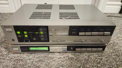 SONY integrated amp and tuner, View more