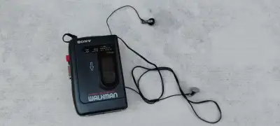 Sony Walkman Old Style Cassette Version Great Working Condition, Radio and Recording and Cassette Fu...