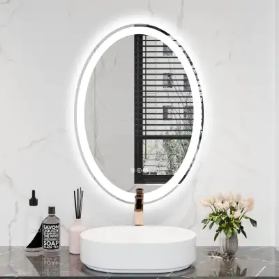 NEW Vanity Mirror with Lights, Oval LED Mirror Light Bathroom, View more