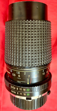 Minolta MD 75-150mm 1:3.8 Tokina RMC Tele Zoom Lens 