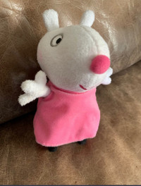 Peppa Pig Suzy Sheep Plush toy with Sound 7”