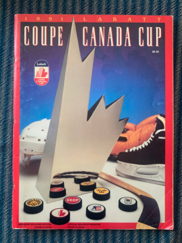 1991 Canada Cup Program dans Art et objets de collection  à Ville de Montréal