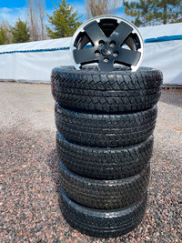 Tires on rims 255/70r18