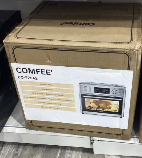 COMFEE 12-in-1 Air Fryer Toaster Oven Countertop Convection Oven in Other in Cambridge