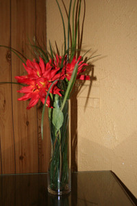 vase avec fleurs séches