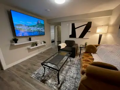 Bright, Comfortable Two Bedroom basement suite with up to four off-street parking spots. Available D...