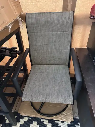 Patio dining chairs. Assembled and ready for sale. Pick up in Evergreen SW