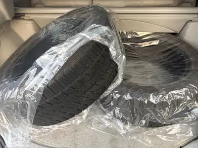 7mm tread left ,almost 90% life left ,really good tires , selling two for $300 or take all 4 for $40...