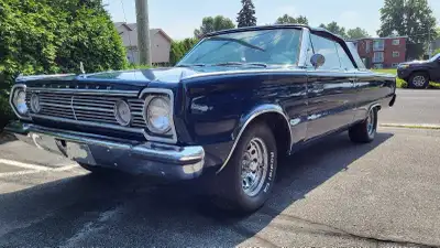 Plymouth satellite Convertible 1966 383 V8 engine no matching 727 Automatic transmission Power steer...