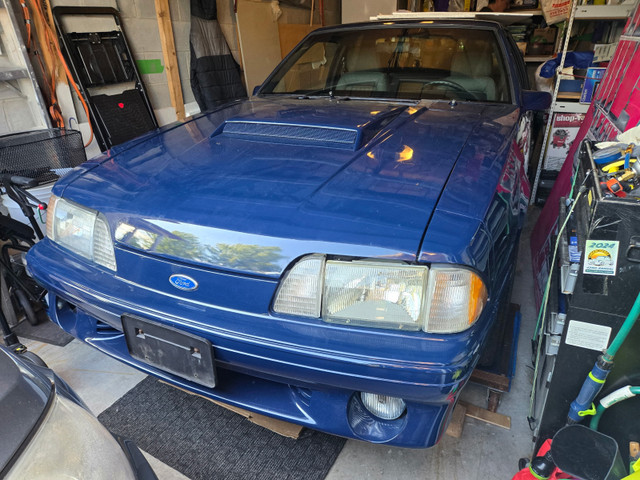 Blue 1987 Mustang Gt Roller/Shell in Cars & Trucks in Markham / York Region - Image 2
