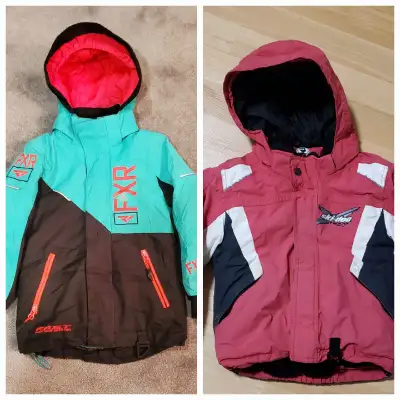 Kids Ski doo BRP Snowmobile Winter Jacket size 4 $70 Kids FXR F.A.S.T. Snowmobile Winter Jacket size...