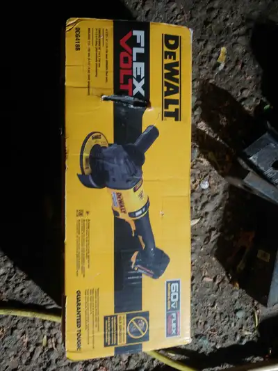 Brand new brushless DeWalt grinder still in the box never used paid over $340 willing to sell for $2...
