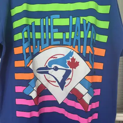 Vintage MLB (Harley) - Toronto Blue Jays  Single Stitch T-Shirt , View more