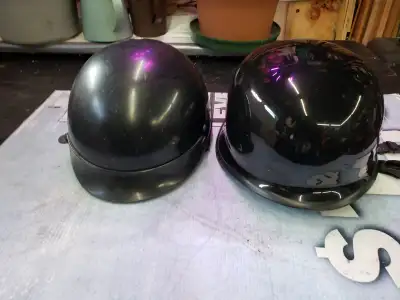 one like new the other used in good condition ...both hve chin and liners....50.00 ---75.00..... or...