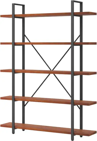 Tout nouveau lot, cote 4,8 / 5 ! Cinq tablettes pin massif 70 po Capacité 120 lb chacune Structure a...