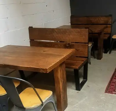 Rustic Wood Wall Mount Table, View more