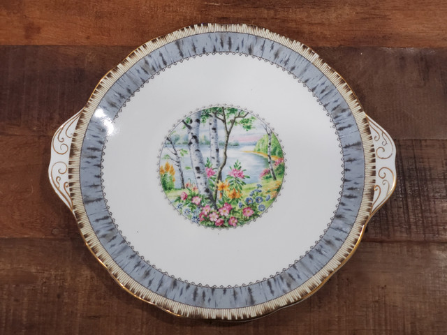 ROYAL ALBERT "Silver Birch" Bone China Plate - ENGLAND in Arts & Collectibles in Edmonton - Image 2