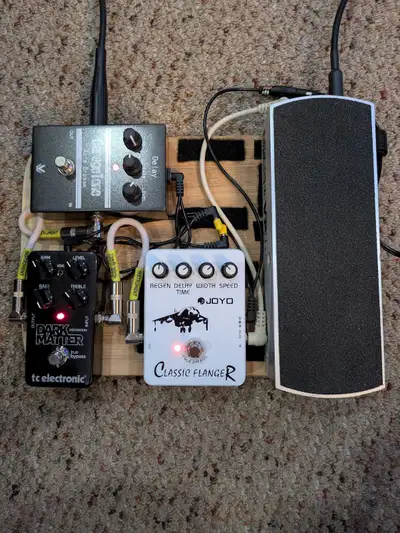 Guitar pedals and pedalboard , View more