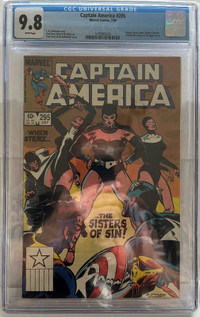 Captain America #295, 9.8 CGC