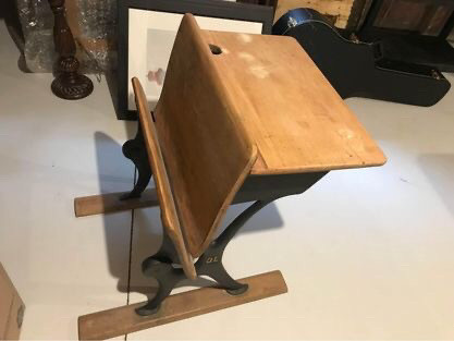 Antique folding school desk in Desks in St. Catharines - Image 4