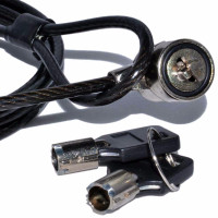 2 Laptop Notebook Security Cable Barrel Lock, FREE