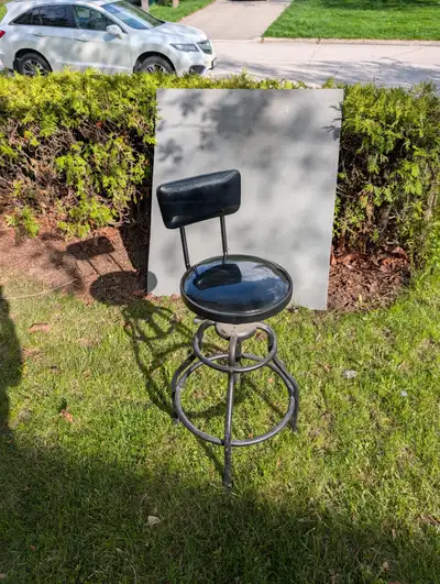 Adjustable Swivel Shop Stool / Garage Stool, View more