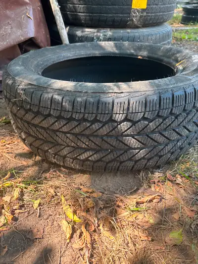 x1 USED 215/55/17 Bridgestone Weatherpeak TREAD 8/32 DOT 2023 CASH AND CARRY