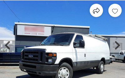 2012 Ford E350 cargo van $13,450