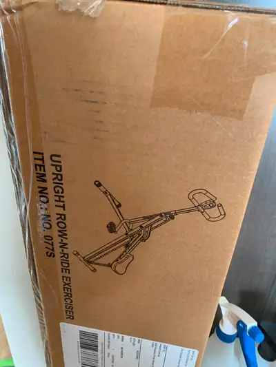 Upright row-n-ride exerciser, View more