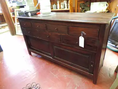 Antique Mahogany Sideboard, View more