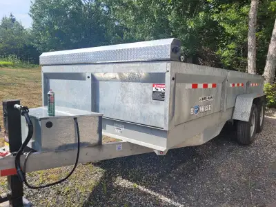 2024 bri mar 7x16 dump trailer,14,000 GVW
