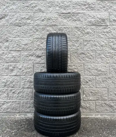 All Season / Summer Nokian Tyres Zline A/S Tires. 4x 245 40 18 (95% Tread). Fits: Audi A4 / A5 / A6...