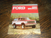 1980 Ford Bronco Truck Sales Brochure