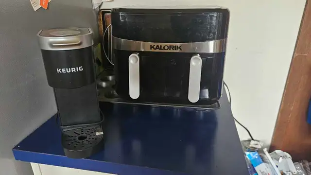 Air fryer and a Keurig