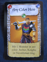 Carte Castle Panic: Any Color Hero Promo card