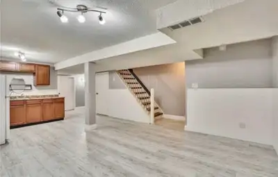 Legal basement unit for rent. 1 bed with walk-in closet and 1 full bath. Total area of 880 sq ft. Pe...