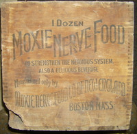 Vintage Moxie Nerve Food Crate Soda Pop New England Boston