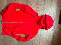 Women’s red lululemon scuba hoodie