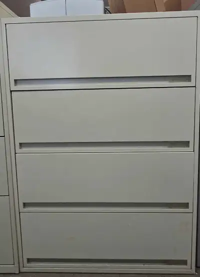 Clean, sturdy, and functional metal filing cabinets looking for a new home! We are clearing out our...