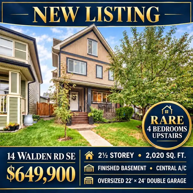 Extremely Rare 4 Bedroom 2 1/2 Storey Home In Walden