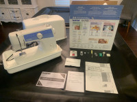 BROTHER LS-2125 SEWING MACHINE AND CASE
