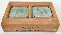 Collection Décoration Boîte en bois "Maison de campagne"