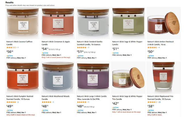 Nature's Wick Candles - 18oz 3 Wooden Wicks. in Home Décor & Accents in Thunder Bay - Image 4