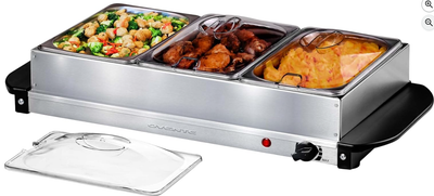 New Ovente FW173S Electric Buffet Server with Warming Tray, 1.5, View more