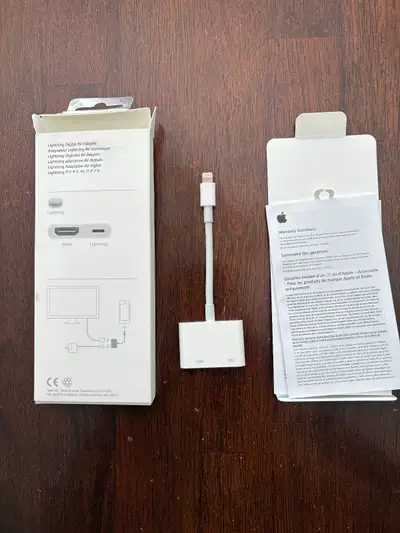 LIGHTNING TO AV ADAPTER, View more