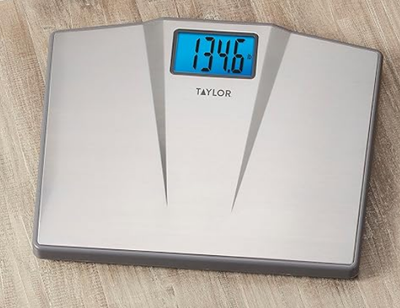 STABLE PLATFORM: This scale features an oversized 15.0-inch x 13.0-inch brushed stainless steel plat...