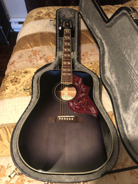 Epiphone “Inspired by Gibson” Hummingbird Acoustic Guitar w/case