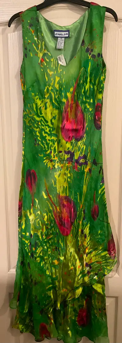 100%Washable Silk Fancy Dress 2 Piece* New*Price Firm, View more